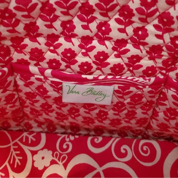 Vera Bradley • Retired Twirly Birds Pink Mini Hipster Bag - Picture 6 of 9